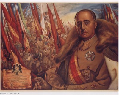 Spanish: Images of Franco were