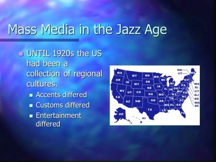 Mass Media in the Jazz Age