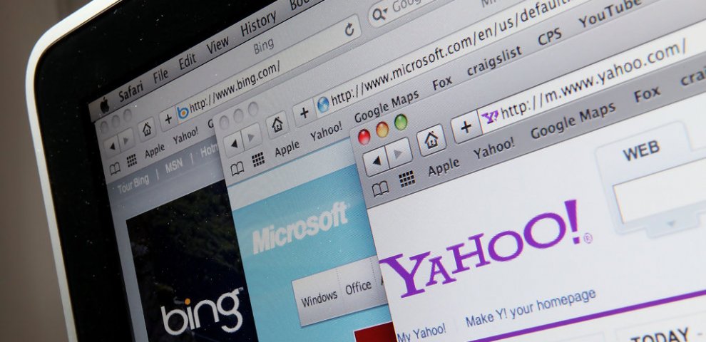 Bing, Yahoo