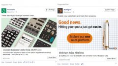 Social media advertising Facebook ads