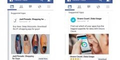 Social media advertising Facebook app install ads