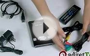 E01865-1080P H6 Black High-Definition HDD Media Player