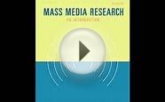 Education Book Review: Mass Media Research: An