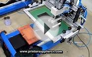 PVC Sheet Silk Screen Printing Machine With Pneumatic-Drive